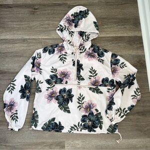 Thread & Supply Floral Patterned Windbreaker Spring Jacket‎